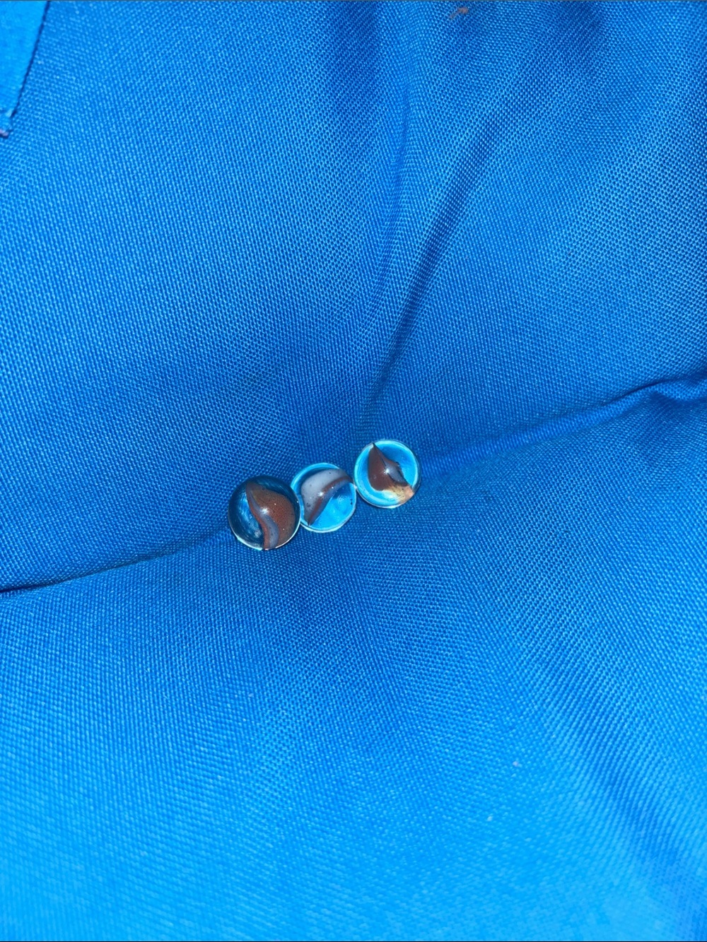Marbles See Through Red White Blue Swirls In Marbles NWOTS Three In Stock